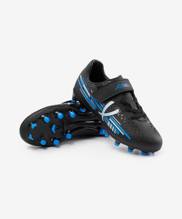 Бутсы футбольные JOGEL Evofly FG Talant Black/blue, детский (2134470)