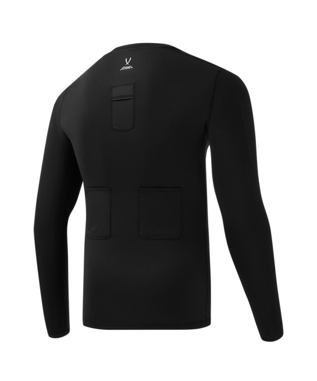 Футболка компрессионная с длинным рукавом судейская JÖGEL PerFormDRY Referee Baselayer Tee LS, черный (2113857) Футболка компрессионная с длинным рукавом судейская JÖGEL PerFormDRY Referee Baselayer Tee LS, черный (2113857)