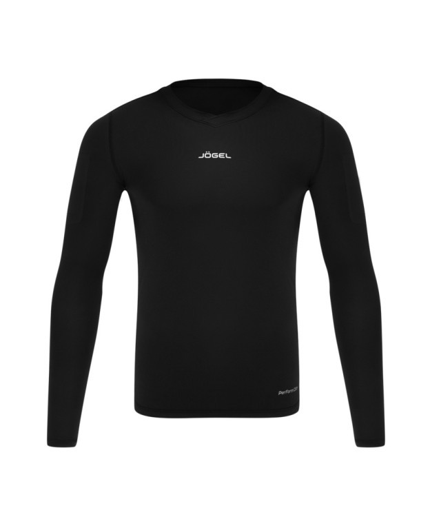 Футболка компрессионная с длинным рукавом судейская JOGEL PerFormDRY Referee Baselayer Tee LS, черный (2113857)