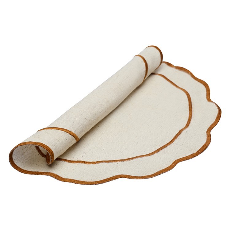 Салфетка под приборы anemone из коллекции trendy ruffles, D38 см, карри (78889) Салфетка под приборы anemone из коллекции trendy ruffles, D38 см, карри (78889)