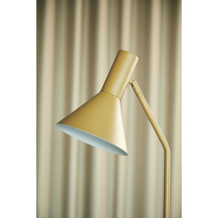 Лампа напольная lyss, 150хD18 см, миндальная матовая (67838)