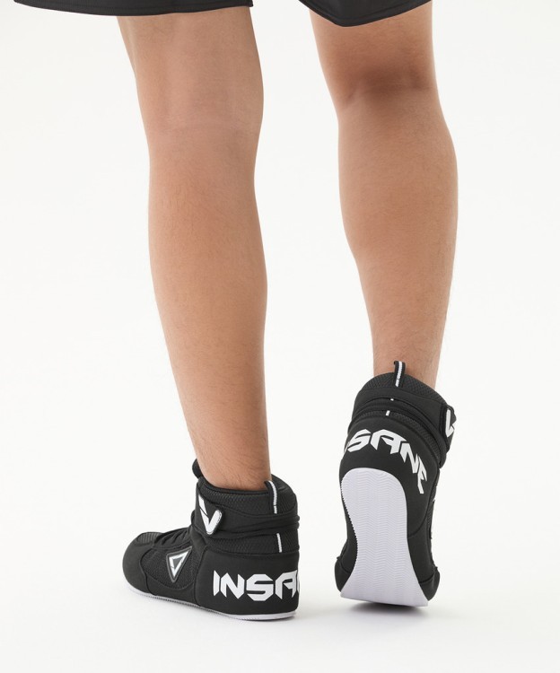 БЕЗ УПАКОВКИ Обувь для бокса INSANE RAPID низкая, черный, детский (1586520)