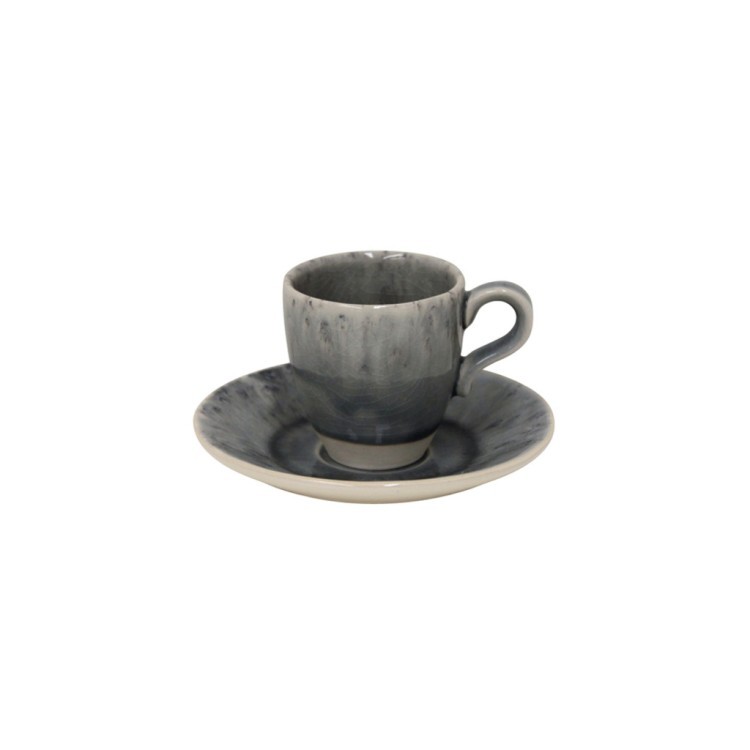 Кофейная пара DECS04-GRY(DECS04-02713Z), керамика, grey, Costa Nova