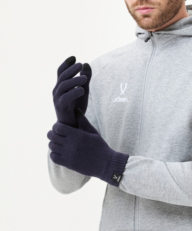 Перчатки JÖGEL ESSENTIAL Team Knitted Gloves, темно-синий (2115846) Перчатки JÖGEL ESSENTIAL Team Knitted Gloves, темно-синий (2115846)