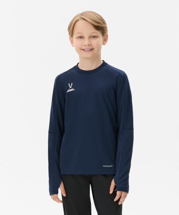 Джемпер тренировочный JOGEL DIVISION PerFormDRY Pro Training Top, темно-синий, детский (1949042)