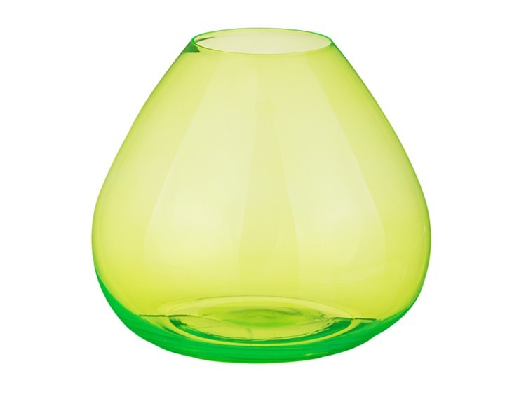 Ваза "neon" зеленая высота=18,5 см. Crystalex Cz (674-328) 
