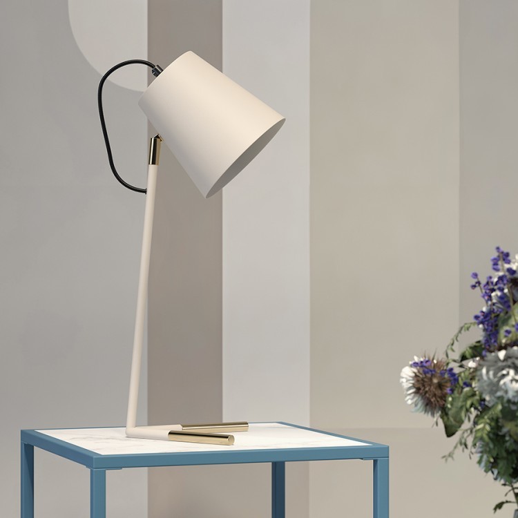 Лампа настольная byokko, D20х47 см, бежевая (76845)