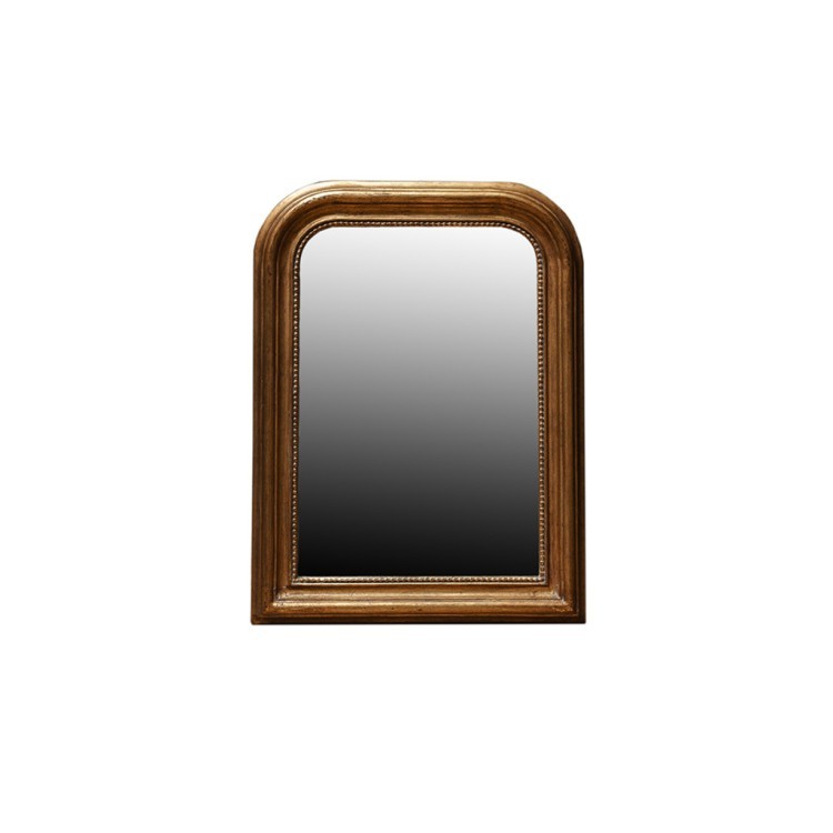 Зеркало MirrorMR09, Массив дерева, brass/brown, ROOMERS FURNITURE