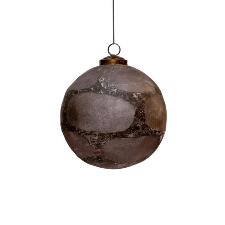 Новогодняя игрушка G19523, 13, стекло, silver, ROOMERS FURNITURE