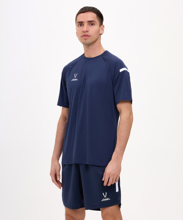 Футболка тренировочная JÖGEL CAMP 2 Training Poly Tee, темно-синий (2112301) Футболка тренировочная JÖGEL CAMP 2 Training Poly Tee, темно-синий (2112301)