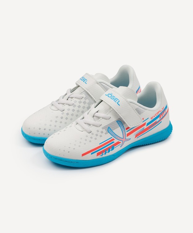 Бутсы зальные Evofly IN Talant White/blue, детский (2118133) Бутсы зальные Evofly IN Talant White/blue, детский (2118133)