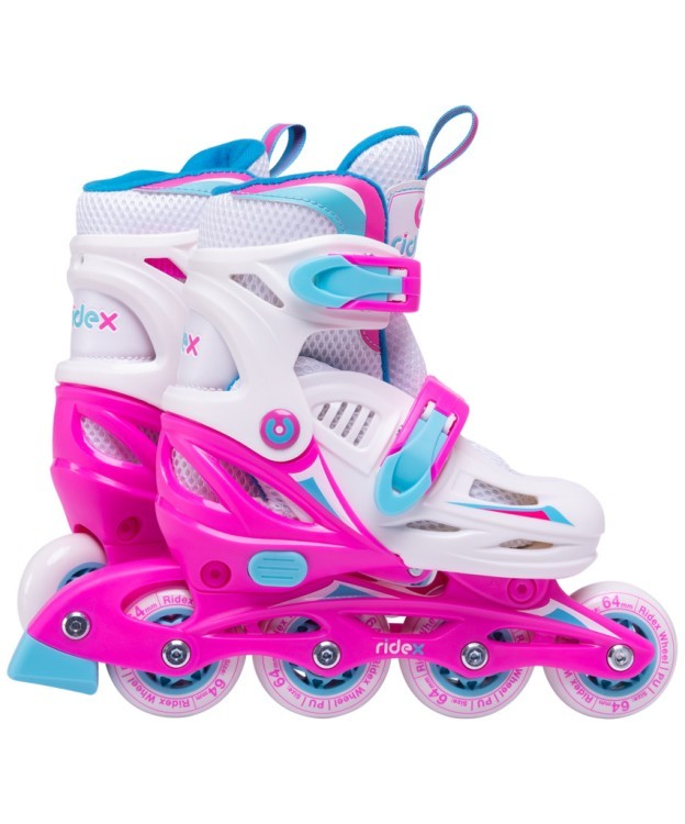 Ролики раздвижные Cricket Pink, пластиковая рама (503596) Ролики раздвижные Cricket Pink, пластиковая рама (503596)