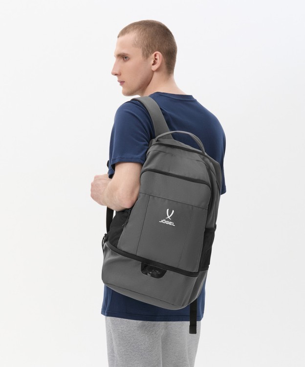 Рюкзак с двойным дном JÖGEL CAMP Double Bottom 2.0, темно-серый (2124866) Рюкзак с двойным дном JÖGEL CAMP Double Bottom 2.0, темно-серый (2124866)
