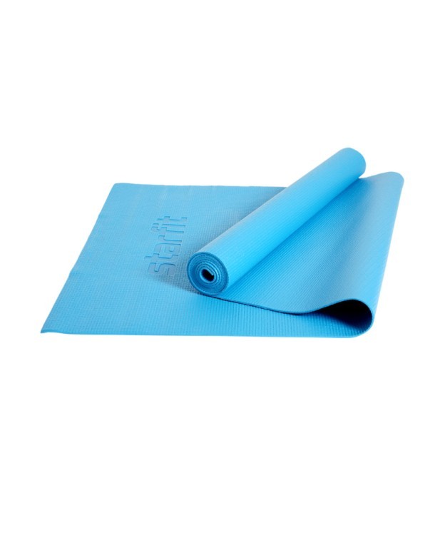 Коврик для йоги и фитнеса FM-104, PVC, 183x61x0,4 см, синий (1005314) Коврик для йоги и фитнеса FM-104, PVC, 183x61x0,4 см, синий (1005314)