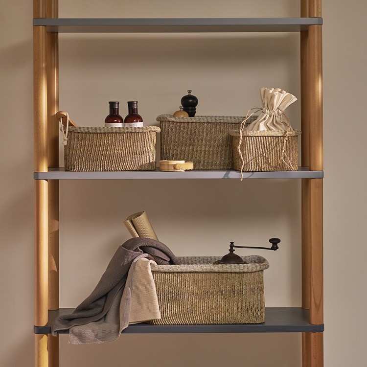 Набор из 4-х корзин для хранения sustainable collection, бежевый (77685)