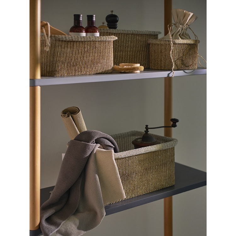 Набор из 4-х корзин для хранения sustainable collection, бежевый (77685)