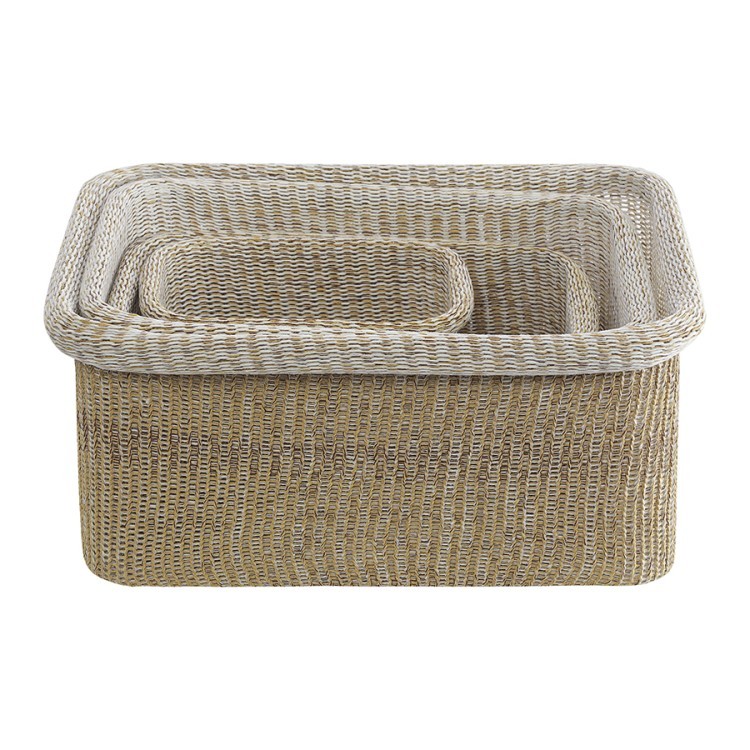 Набор из 4-х корзин для хранения sustainable collection, бежевый (77685) Набор из 4-х корзин для хранения sustainable collection, бежевый (77685)