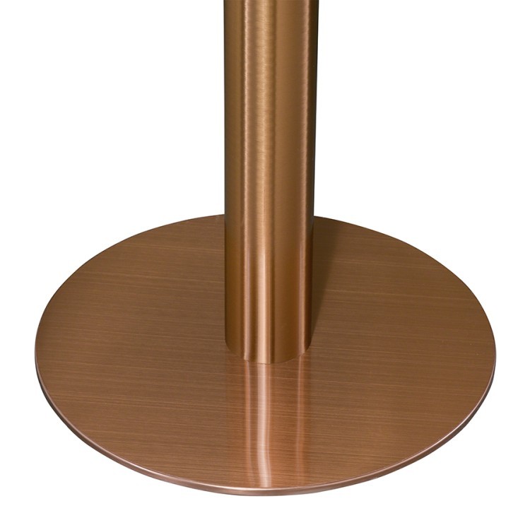 Стол обеденный trond, D60 см, мрамор/золотой (74275)