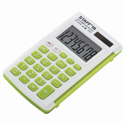 Калькулятор карманный Staff STF-6238 8 разядов 250283 (2) (86027) Калькулятор карманный Staff STF-6238 8 разядов 250283 (2) (86027)