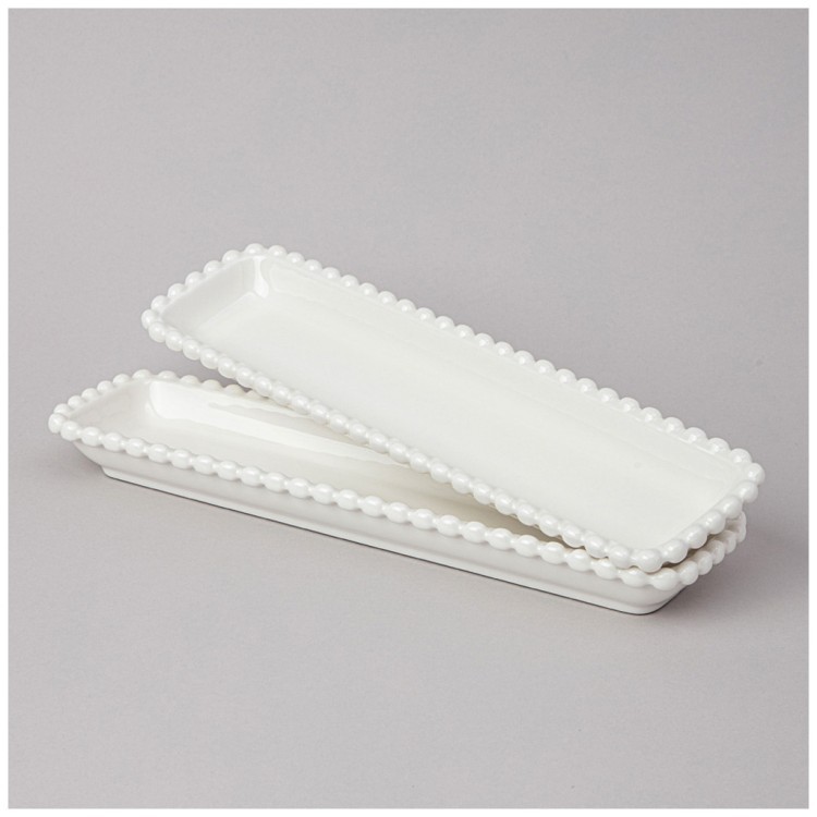 Набор блюд lefard "pearl" прямоуг. 2 шт. 29*7,5*3 см Lefard (761-098)