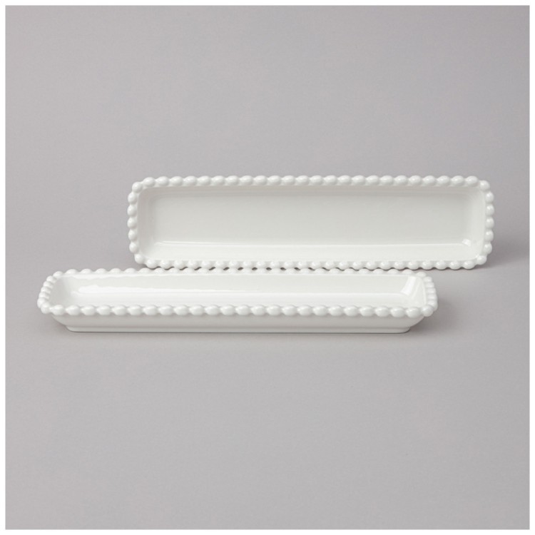 Набор блюд lefard "pearl" прямоуг. 2 шт. 29*7,5*3 см Lefard (761-098)