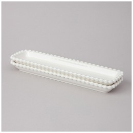 Набор блюд lefard "pearl" прямоуг. 2 шт. 29*7,5*3 см Lefard (761-098)