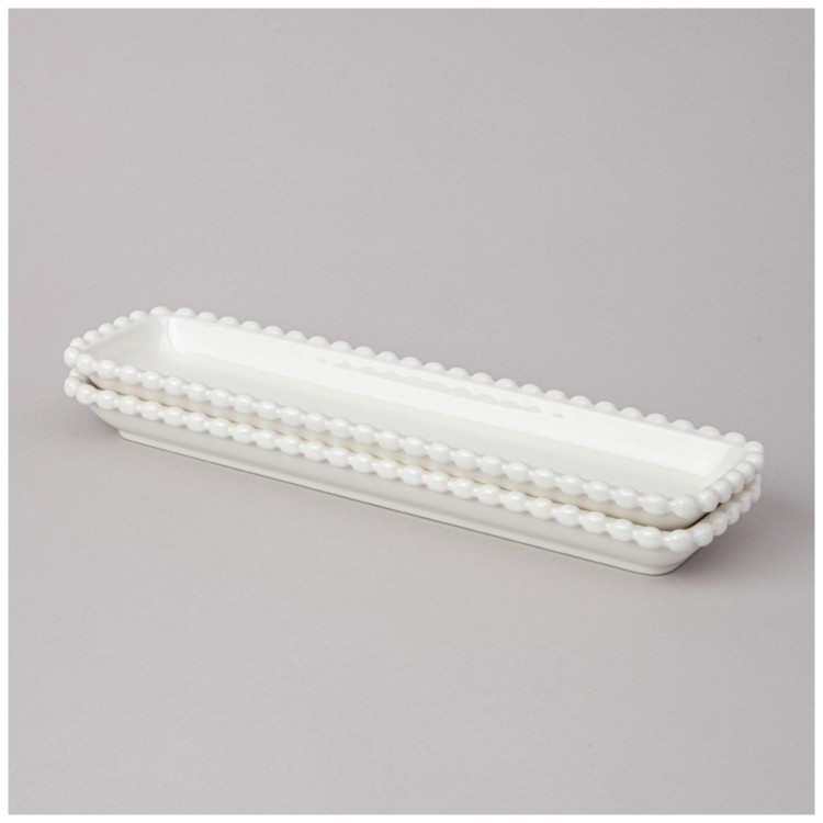 Набор блюд lefard "pearl" прямоуг. 2 шт. 29*7,5*3 см Lefard (761-098)