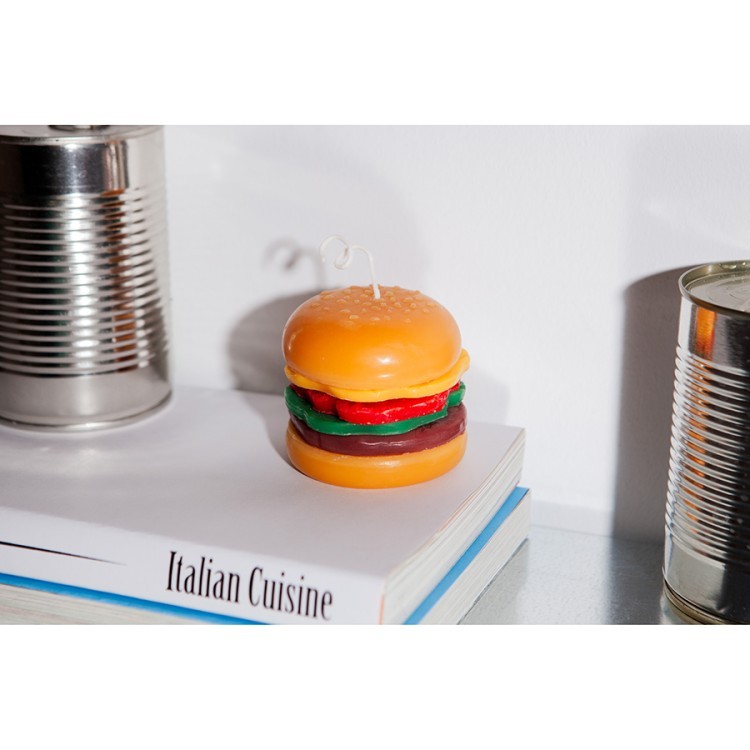 Свеча fast food, burger, 6 см (78596)