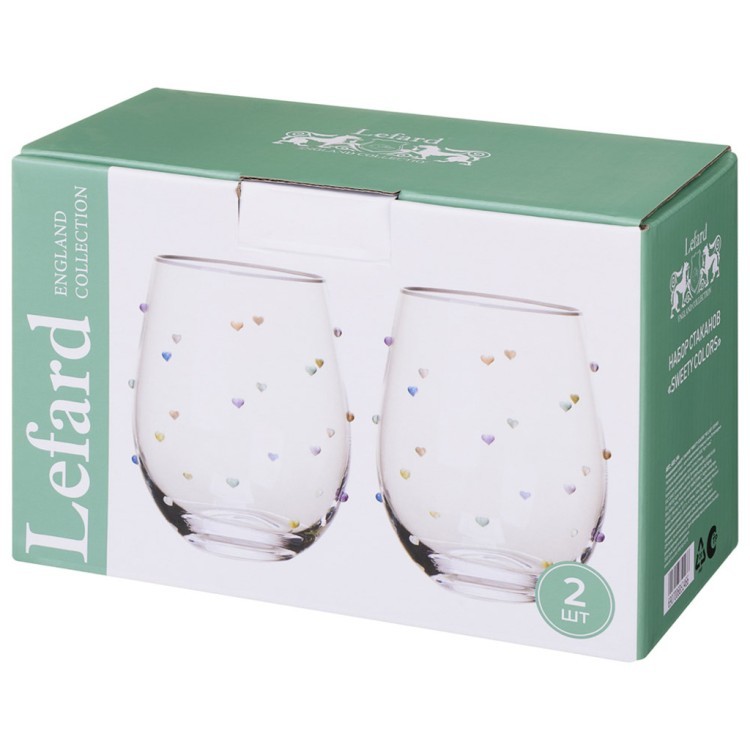 Набор стаканов "sweety colors" из 2 шт. 520 мл Lefard (685-146)