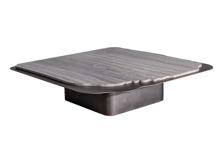 Стол журнальный Travertine 120*120*29см (TT-00016043)