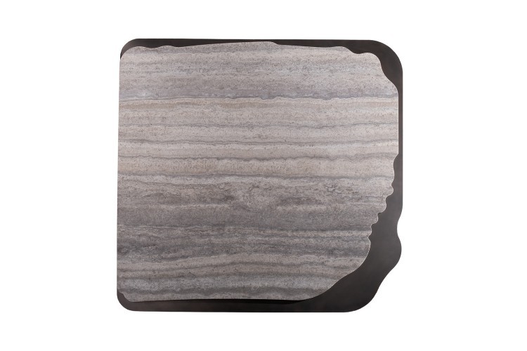 Стол журнальный Travertine 120*120*29см (TT-00016043)
