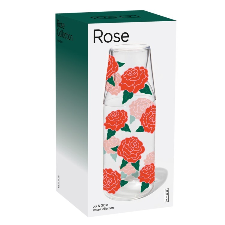Набор из графина и стакана rose (80187)