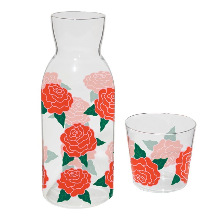 Набор из графина и стакана rose (80187)
