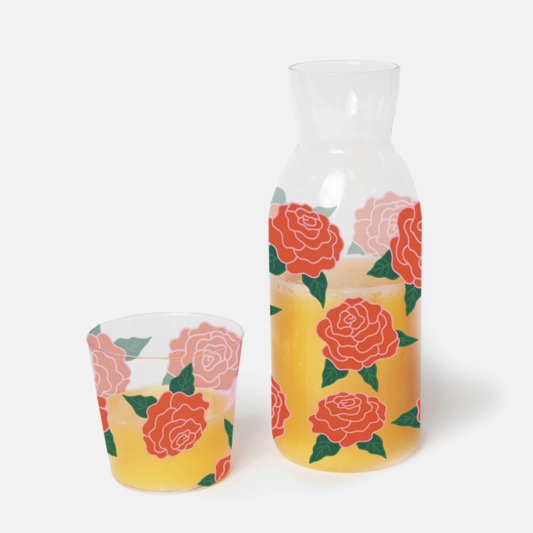 Набор из графина и стакана rose (80187)