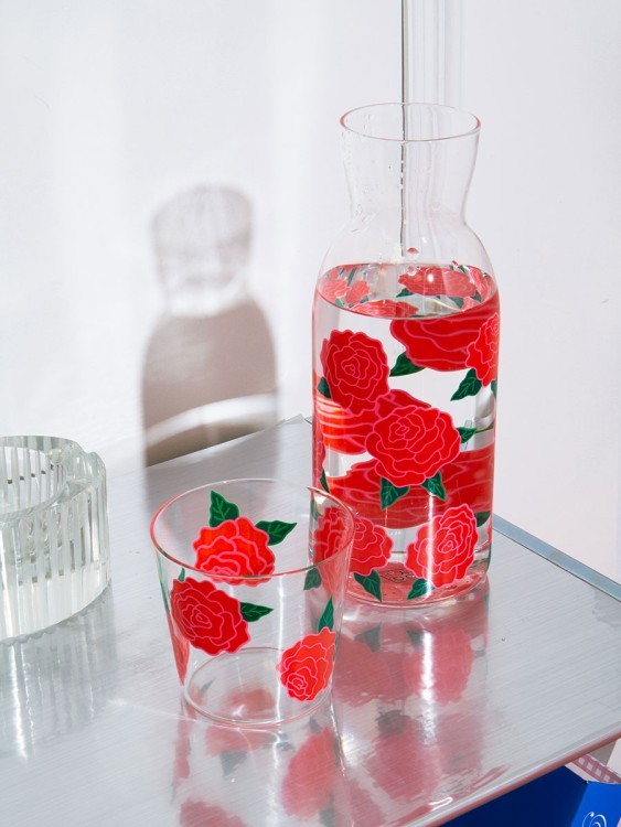 Набор из графина и стакана rose (80187)