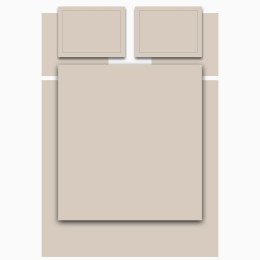 Кпб,king size,"solid" бежевый, сатин, хлопок 100%,п.240х260-1шт,пр.260х260-1шт,н.50х70-2шт/70х70-2ш Lefard (989-004-19)