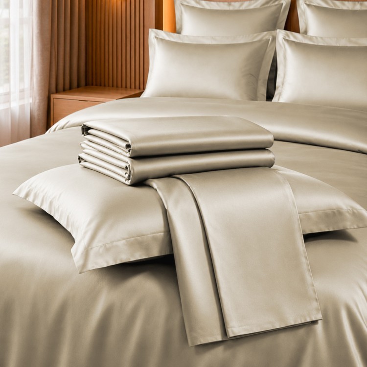 Кпб,king size,"solid" бежевый, сатин, хлопок 100%,п.240х260-1шт,пр.260х260-1шт,н.50х70-2шт/70х70-2ш Lefard (989-004-19)