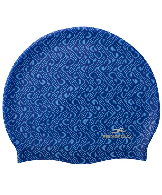 Шапочка для плавания 25DEGREES Twist Blue, силикон (2104929)