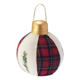 Подушка декоративная Ёлочный шар из коллекции new year essential, D25 см (80864)