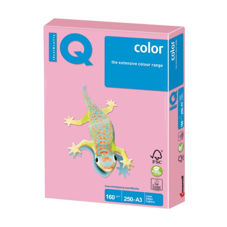 Бумага цветная для принтера IQ Сolor А3 160 г/м2 250 листов розовая PI25/110814 (1) (72890) Бумага цветная для принтера IQ Сolor А3 160 г/м2 250 листов розовая PI25/110814 (1) (72890)