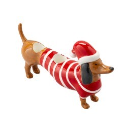Подсвечник новогодний Такса из коллекции new year essential, 20х4,6х11,5 см. (80964)