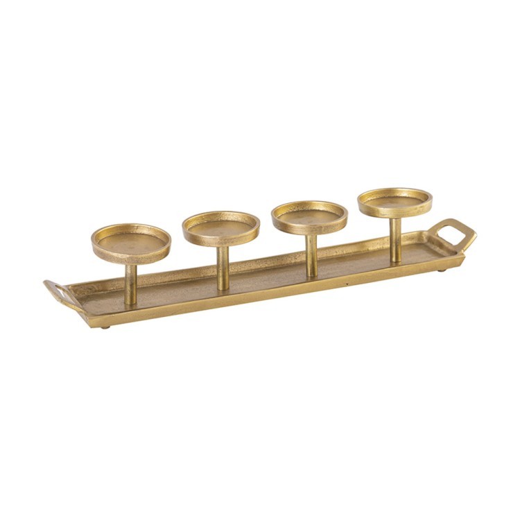 Подсвечник 25094-60/G, Металл, Antique gold, ROOMERS FURNITURE