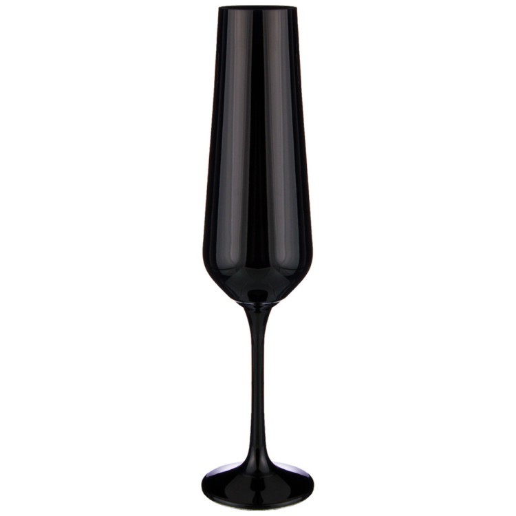 Набор бокалов для шампанского "sandra sprayed black" из 6 шт. 200 мл. высота=25 см. Bohemia Crystal (674-716) Набор бокалов для шампанского "sandra sprayed black" из 6 шт. 200 мл. высота=25 см. Bohemia Crystal (674-716)