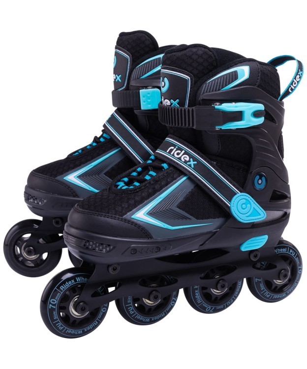 Ролики раздвижные Tron Blue, алюминиевая рама (503436)