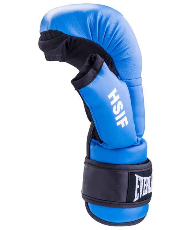 Перчатки для рукопашного боя HSIF RF3210, 10oz, к/з, синий (304078)