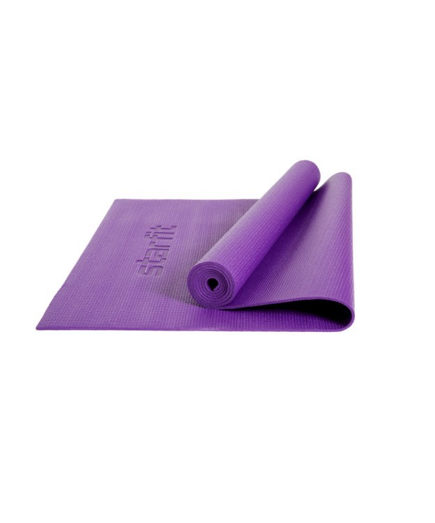 Коврик для йоги и фитнеса FM-101, PVC, 173x61x0,4 см, фиолетовый (1005315) Коврик для йоги и фитнеса FM-101, PVC, 173x61x0,4 см, фиолетовый (1005315)