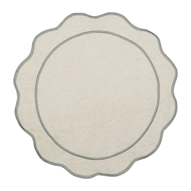 Салфетка под приборы anemone из коллекции trendy ruffles, D38 см, серый (78891) Салфетка под приборы anemone из коллекции trendy ruffles, D38 см, серый (78891)