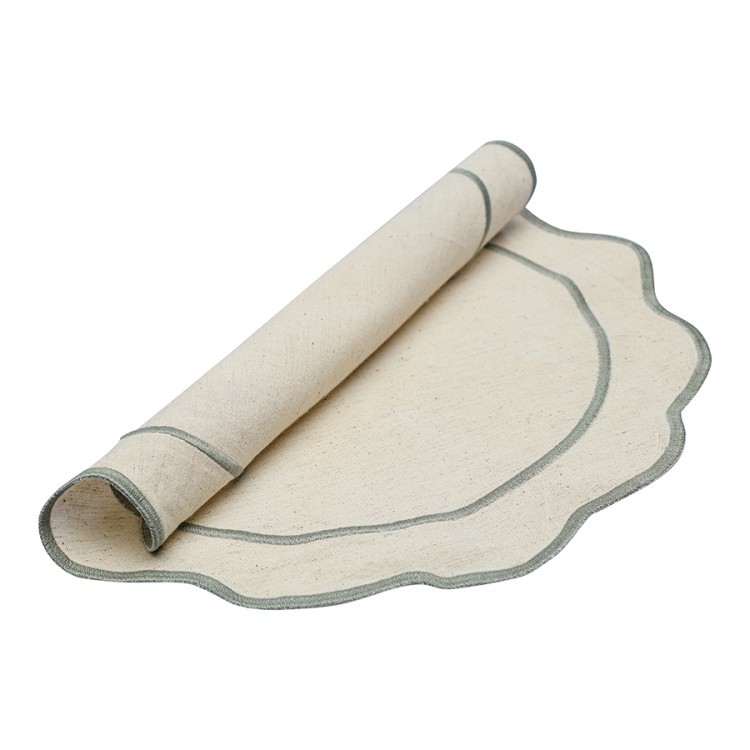 Салфетка под приборы anemone из коллекции trendy ruffles, D38 см, серый (78891) Салфетка под приборы anemone из коллекции trendy ruffles, D38 см, серый (78891)