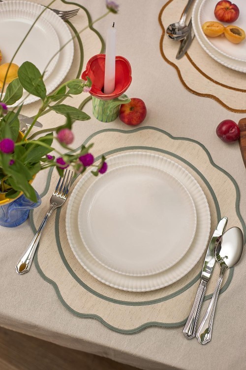 Салфетка под приборы anemone из коллекции trendy ruffles, D38 см, серый (78891) Салфетка под приборы anemone из коллекции trendy ruffles, D38 см, серый (78891)