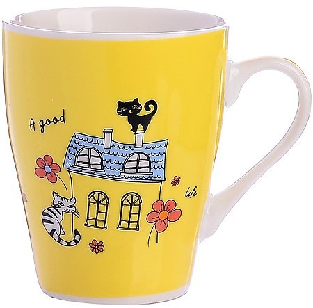 Кружка 340 мл Кошки (мин. 4шт)LR (31217)